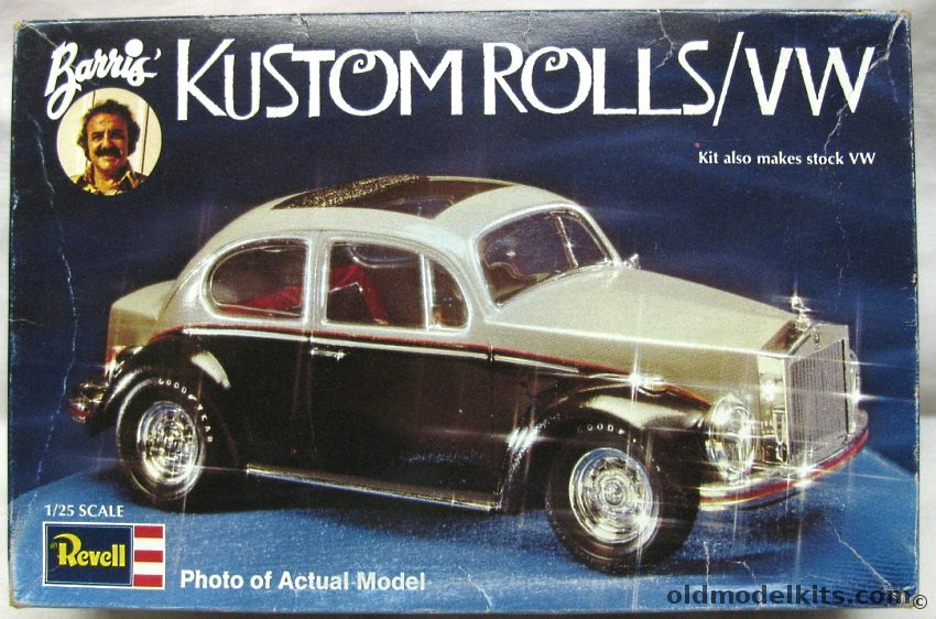 Revell 1/25 Volkswagen Beetle Stock or Barris Kustom Rolls/VW, H1322 plastic model kit